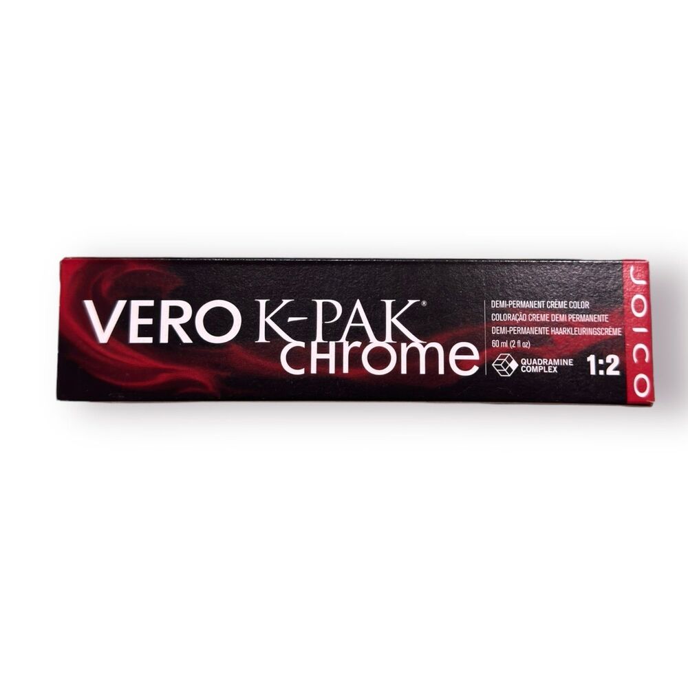 Joico Vero‎ K-Pak Chrome Demi Permanent Cream Hair Color AMARETTO RB4 One Item